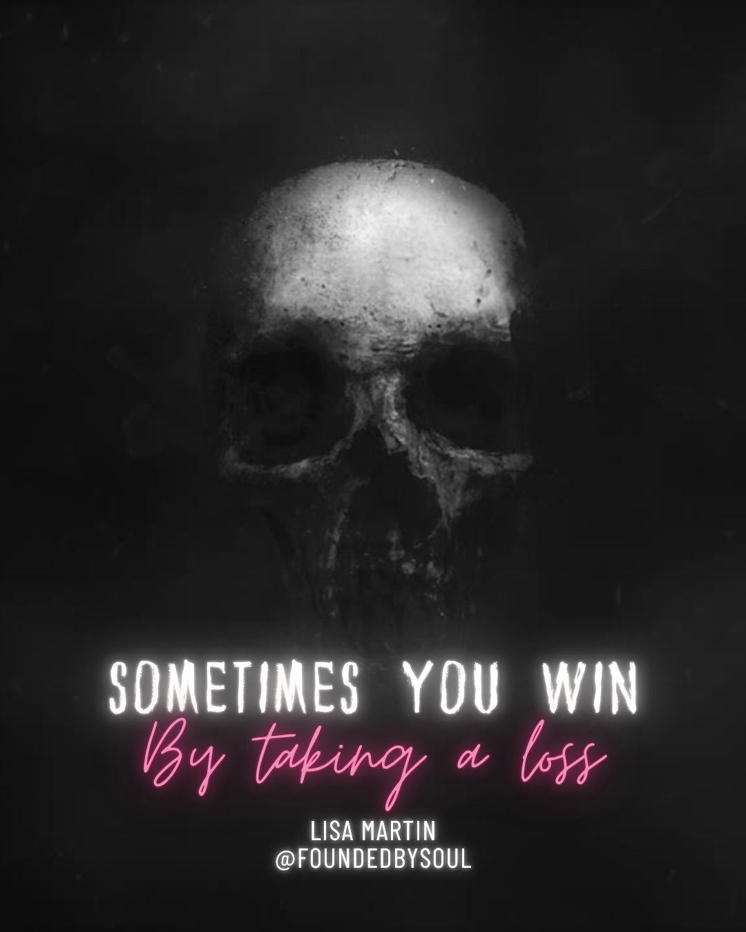 Sometimes You Win, By Taking A Loss